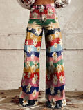 Léon - Elegant Floral Trousers