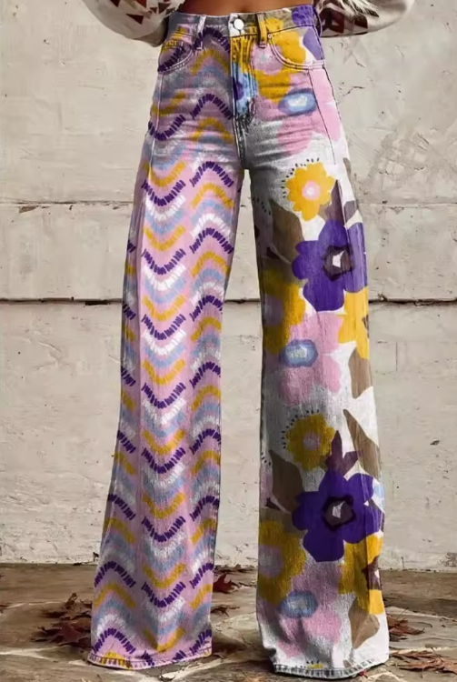 Isadora - Boho Flower Pants