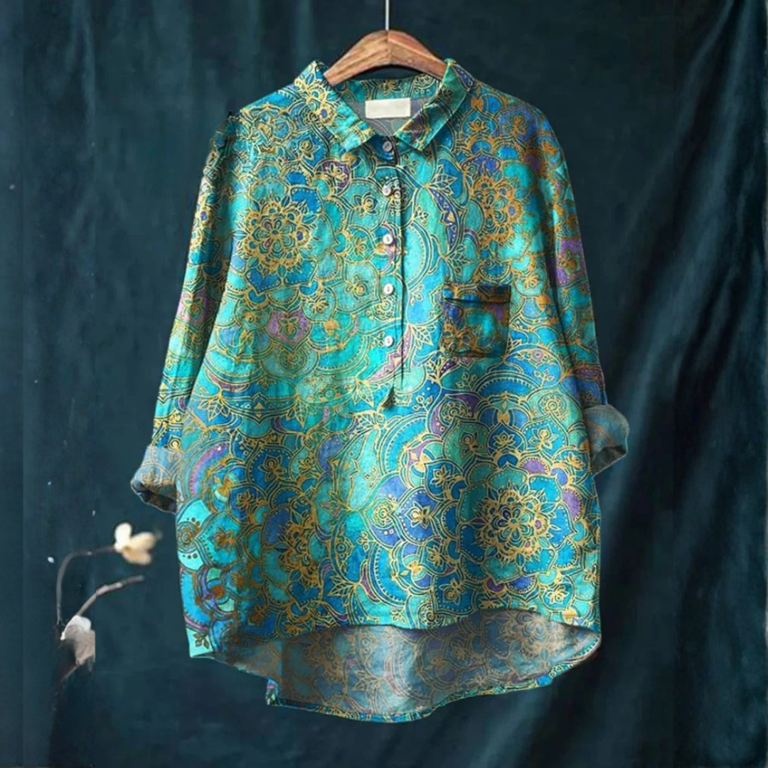 Amelia | Shirt with Mandala Print