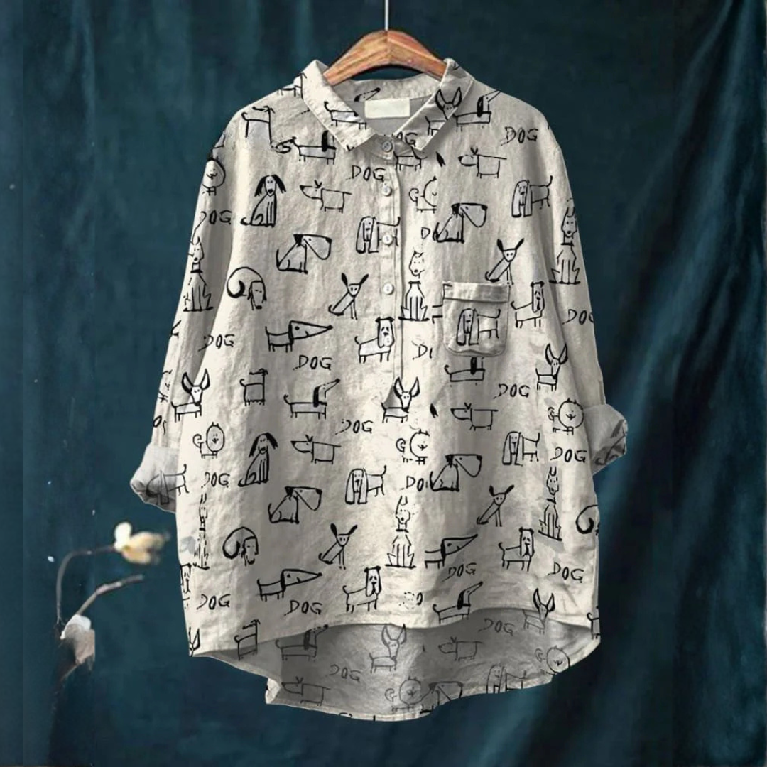 Zoe | Dog Doodle Shirt