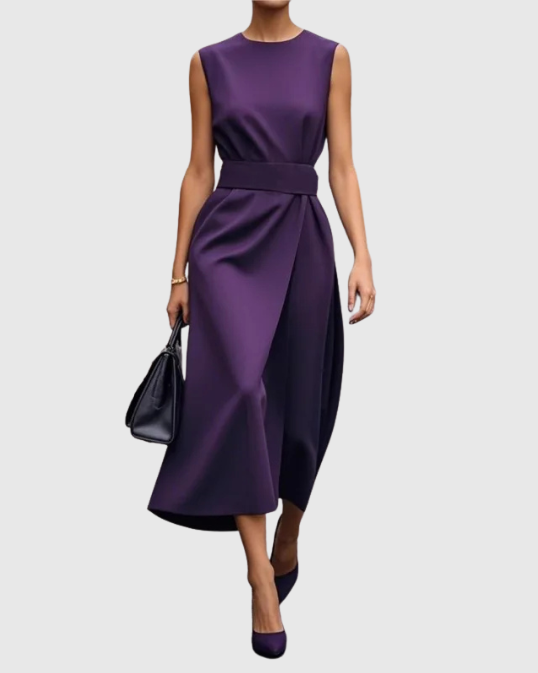 Aubrielle™ | Elegant Round Neck Dress