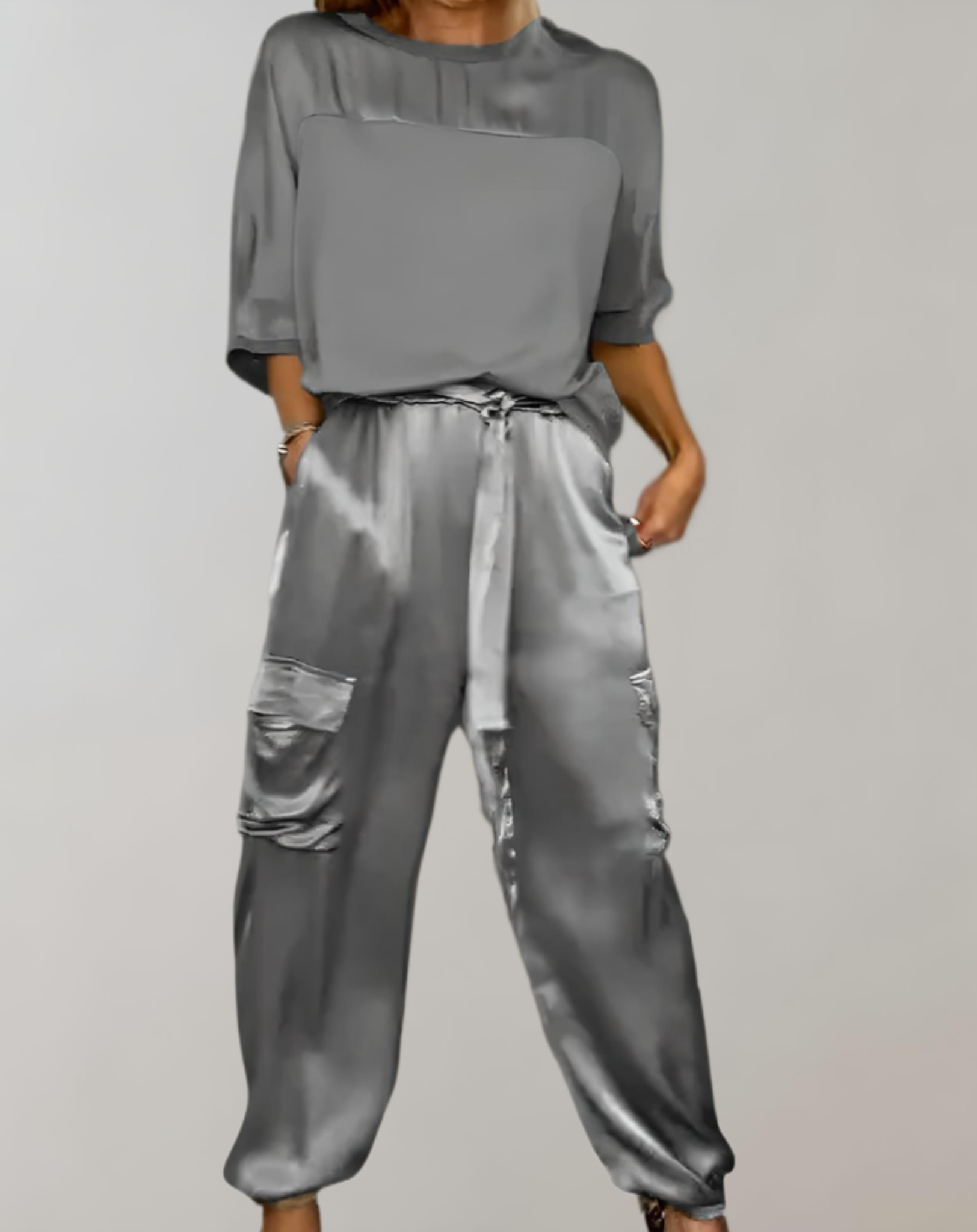 Finley - Silky Soft Cargo Lounge Set