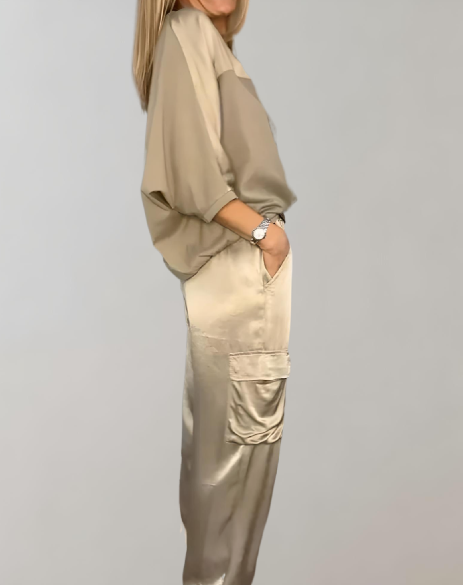 Finley - Silky Soft Cargo Lounge Set