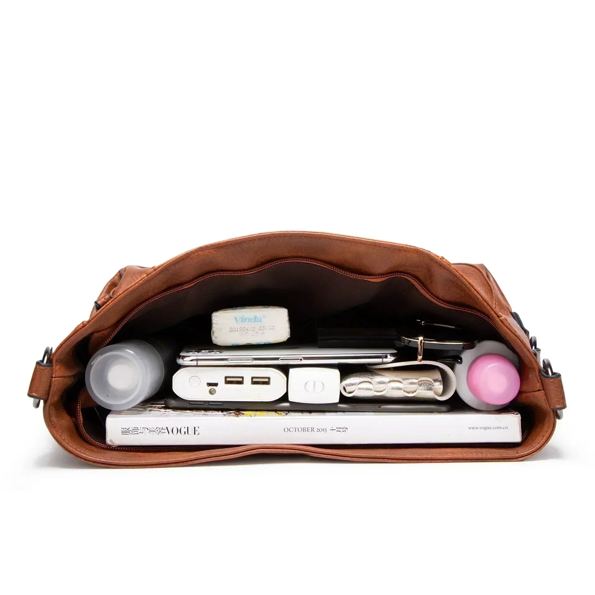 Priscilla - Vintage Vegan Leather Bag