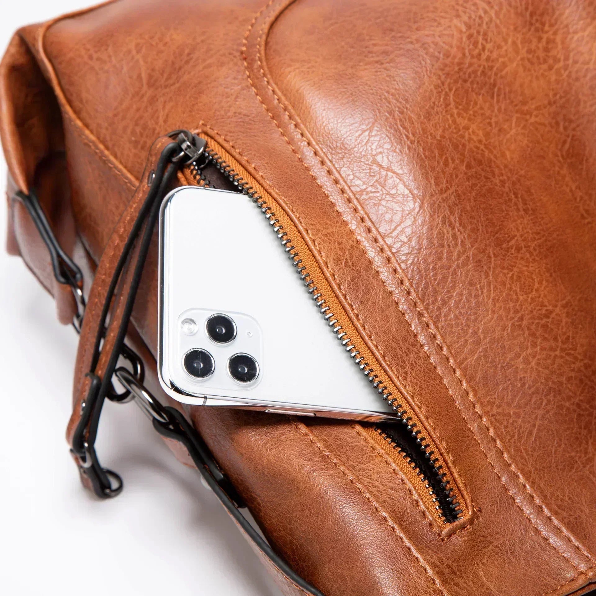 Priscilla - Vintage Vegan Leather Bag