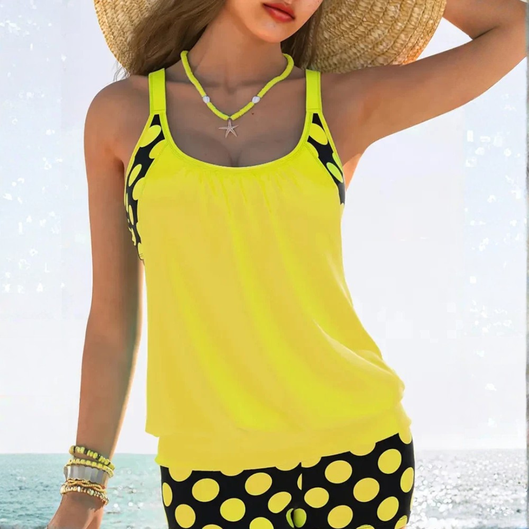 Azaria | Bikini set with spots and open details