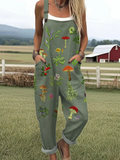 Nature-Inspired Embroidered Jumpsuit