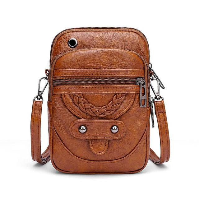 Vellana - Vintage Leather Crossbody Bag